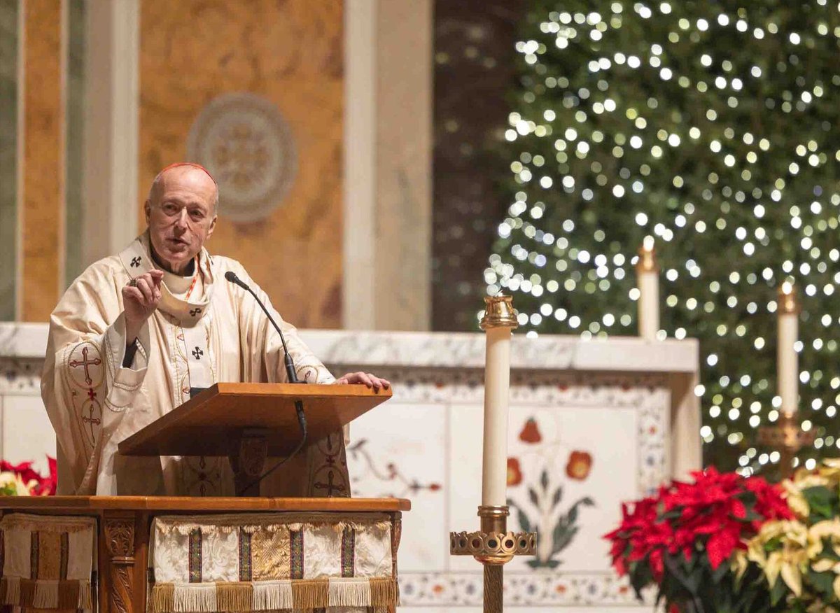 CathStandard's tweet photo. At Christmas Eve Mass, Cardinal McElroy says Jesus’s birth is the first and greatest gift of Christmas

https://t.co/eUn4Te2OZo https://t.co/UuQeSSZgZC