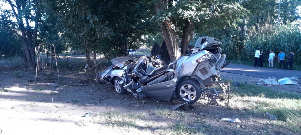 MarceloOrtizTV's tweet photo. Tragedia en Real del Padre: dos personas fallecieron al colisionar el auto en el que viajaban con un árbol. Ocurrió a las 8.00 de la mañana de este 25 de diciembre. Las víctimas aún no pudieron ser identificadas #tragedia #SanRafael #acciente https://t.co/ToMIGNXzM9
