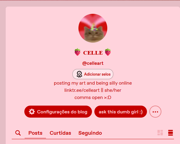 celleart's tweet photo. Oi gente, decidi usar só meu bluesky e tumblr, vou trancar esse perfil, mas podem me seguir lá!
https://t.co/F9u4S2Z5TG
https://t.co/4dOa9aZ2hK https://t.co/H4pFaKA7xt