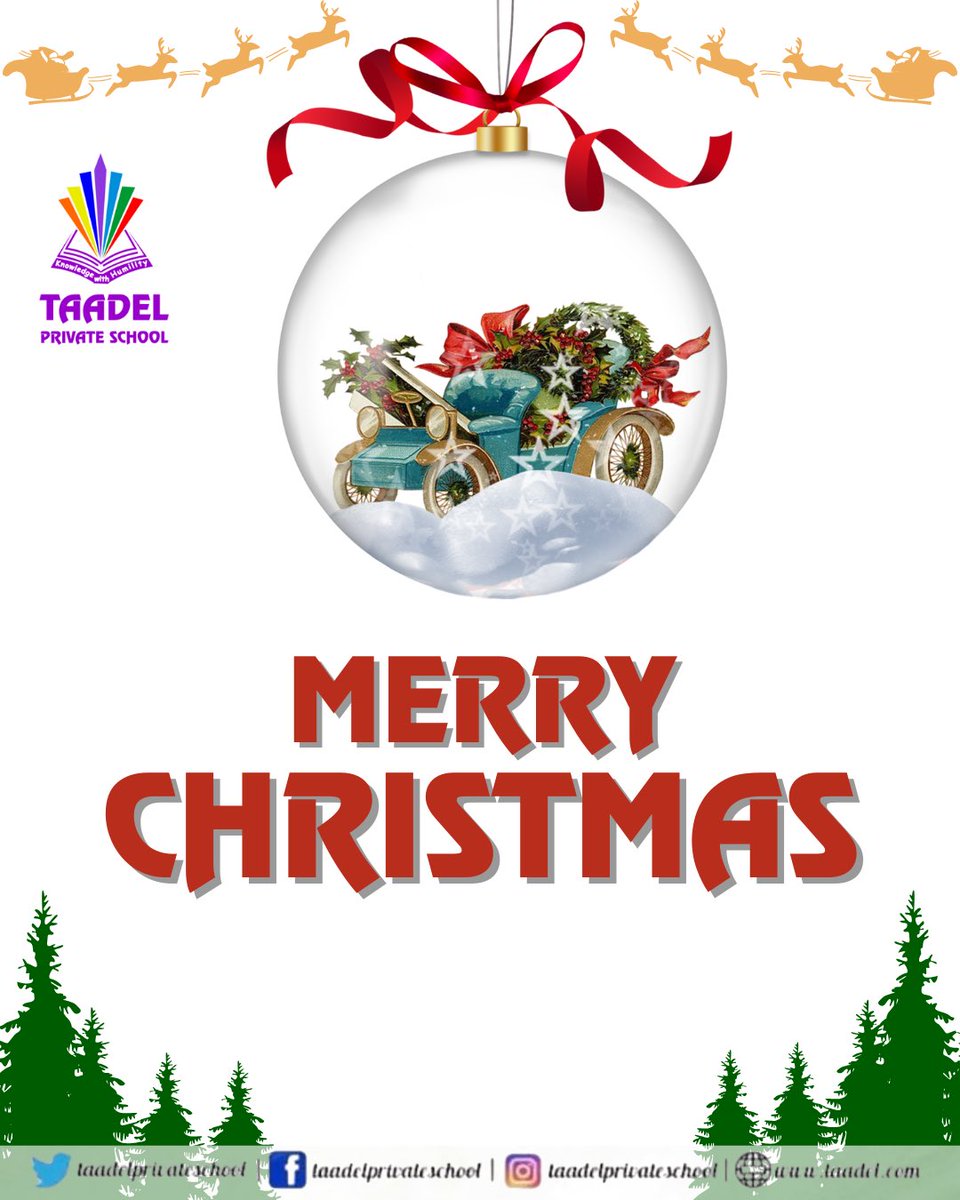 Merry Christmas from all of us!
May your day be filled with joy, laughter, and love.

#merrychristmas
 #december25
#taadelprivateschool #bestschoolinokota