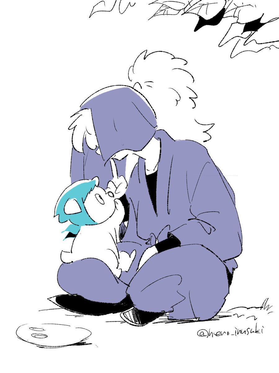 #nin_draw
誰にも素顔見せて欲しくないけど、どこかで見せて欲しいような🎭