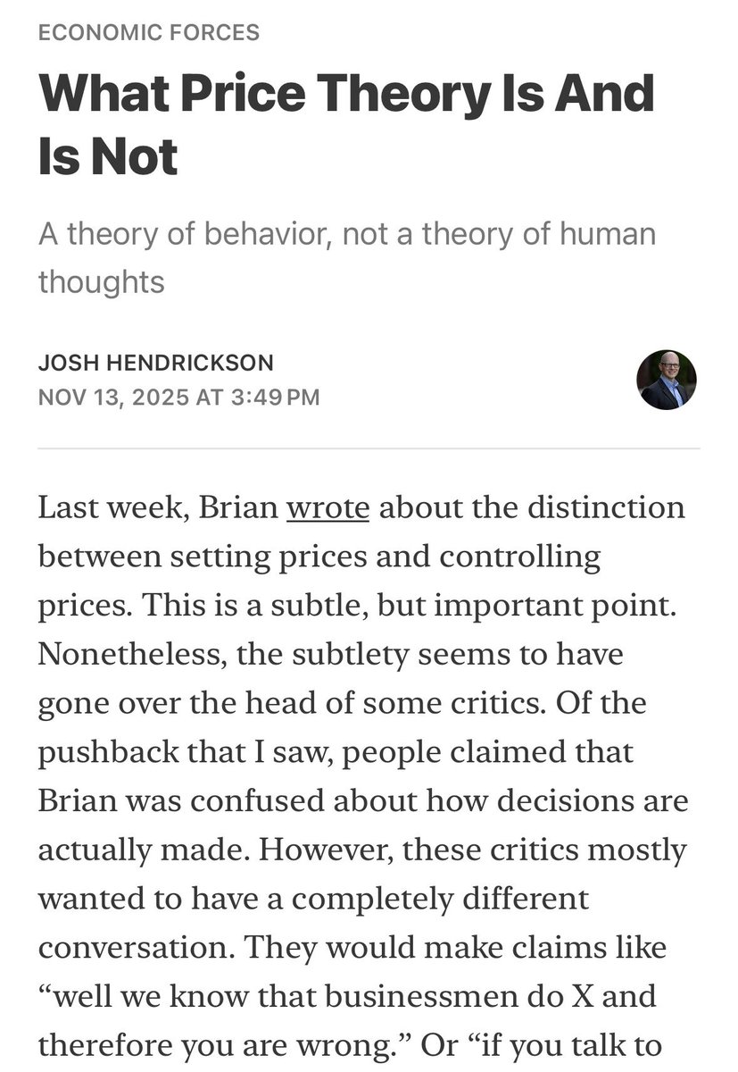 If you are going to read one economics essay today, make it this one. One of the most concise explanations of the basic foundations of economics: price theory. 

As a behavioral economist I agree with the conclusions: small departures from predictions are not evidence price