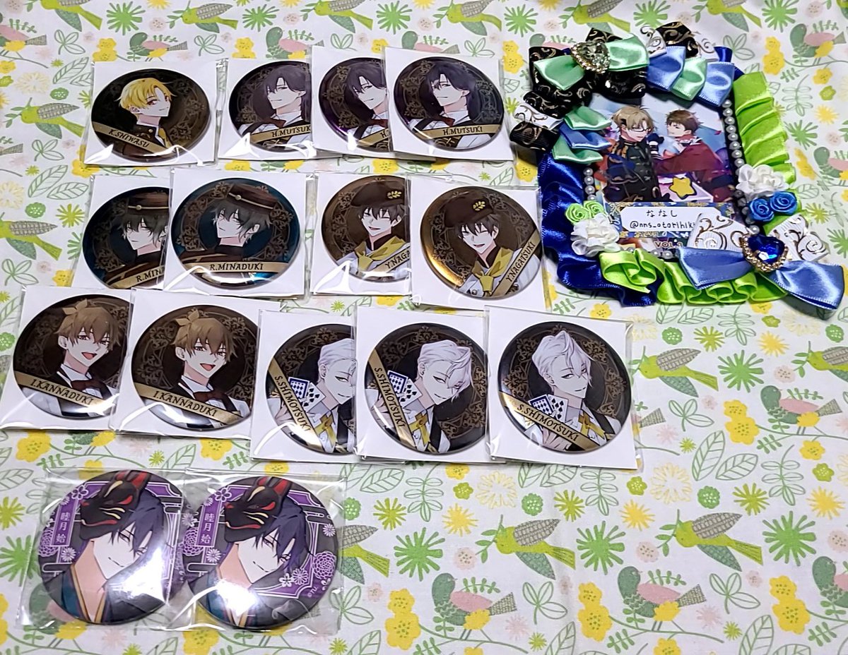 交換・譲渡】 ツキウタ。 ツキプロ 缶バッジ ツキノグランパレス