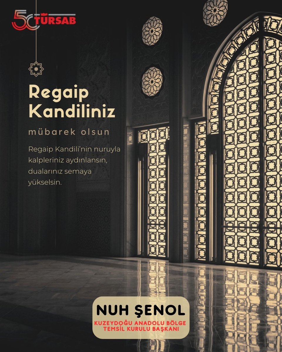 Mübarek üç ayların müjdecisi Regaip Kandili’nin ülkemize ve tüm insanlığa hayırlar getirmesini Allah’tan niyaz ederim.

#regaipkandili ‘ miz mübârek, dualarımız kabul olsun.