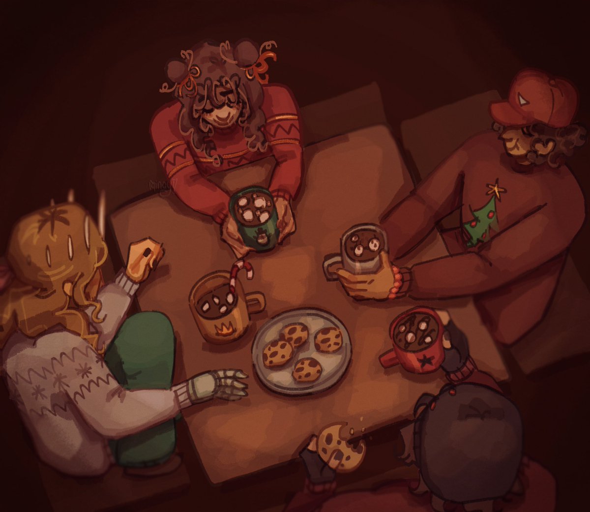 rqincy's tweet image. nothing like a hot cup of chocolate to end christmas off!
(untag ccs in replies)
#jumperwhofanart #pentarfanart #yungyxfanart #princezamfanart