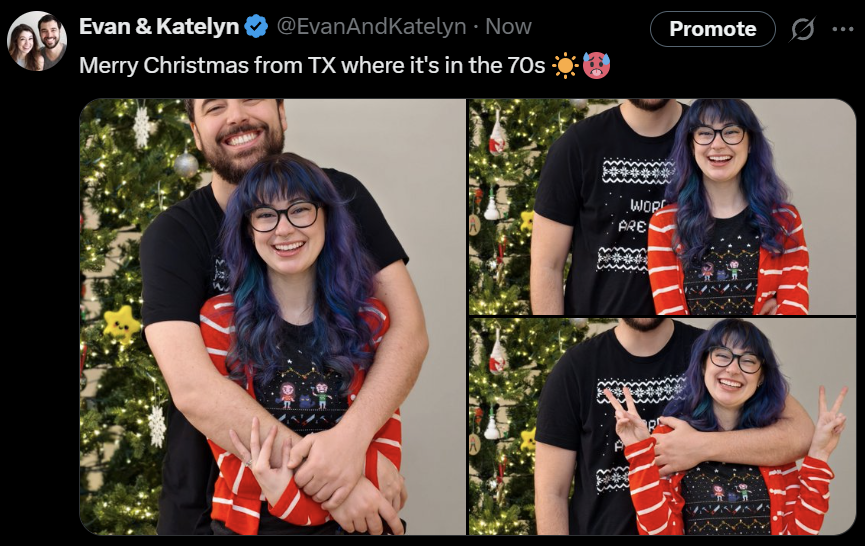 Evan & Katelyn tweet media