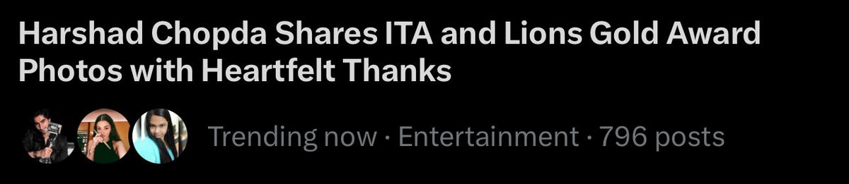 that’s the way I like ittt 💃

#harshadchopda #ita2025 #LionsGoldAwards2025