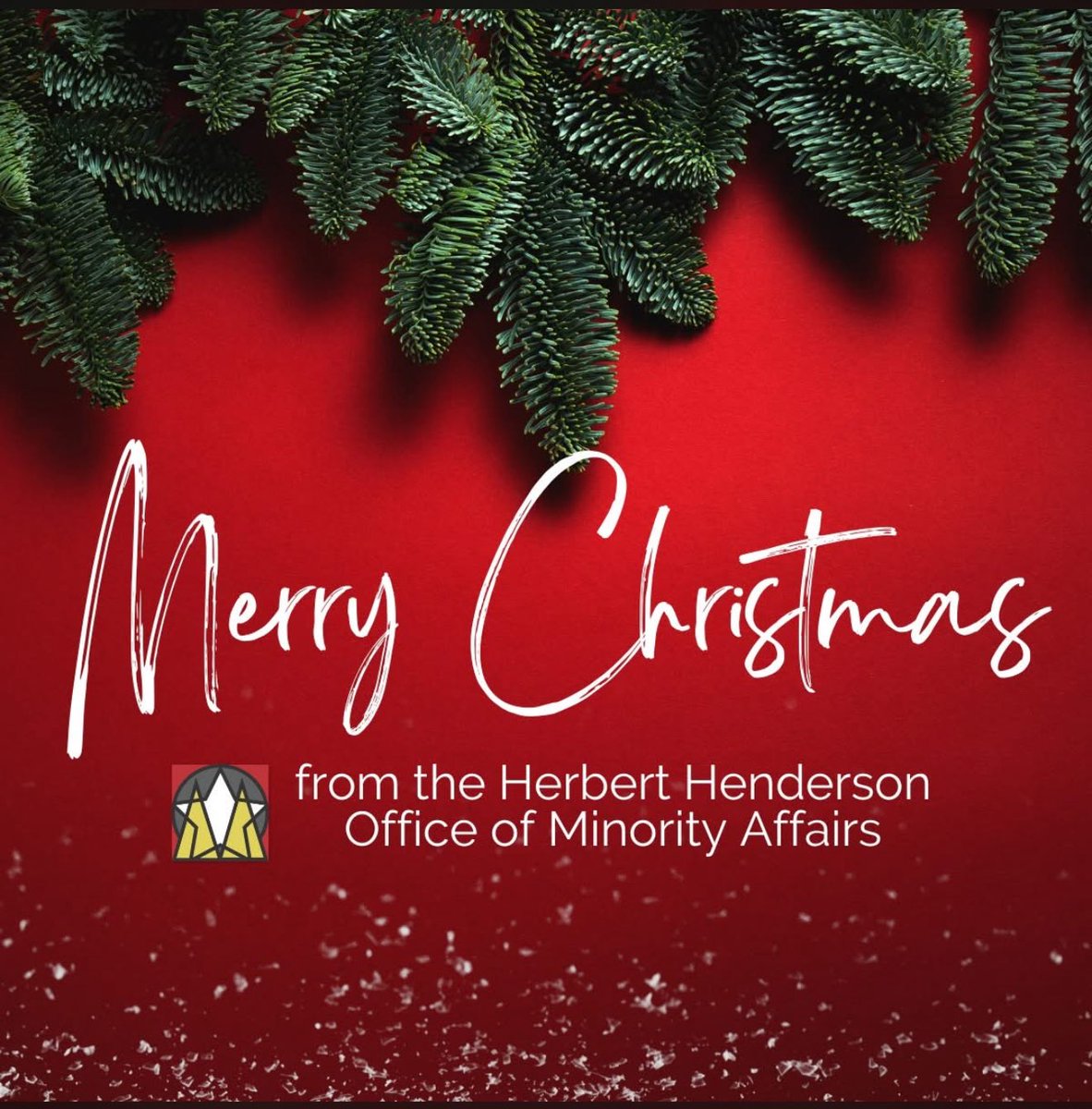 From all of us at the Herbert Henderson Office of Minority Affairs🎄, we wish you a Merry Christmas and a season filled with kindness, reflection, and cheer. ✨

#MerryChristmas #HHOMA