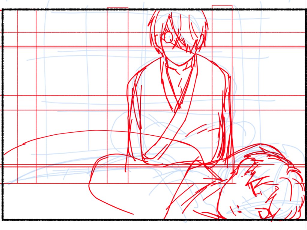 タロページ と言うわけで今日は早寝です 進捗は本編オマージュの下絵です