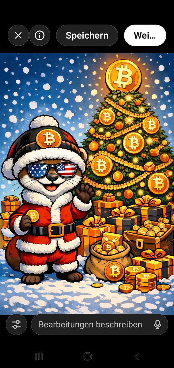🎄🦦 This weasel isn’t bringing cookies — it’s bringing Sats! 😎🟠
Santa suit, Bitcoin beanie, star-spangled shades, and a Christmas tree full of BTC 🎁
Ho ho HODL! 🚀
#Bitcoin #BTC #HODL #CryptoHumor 🎅