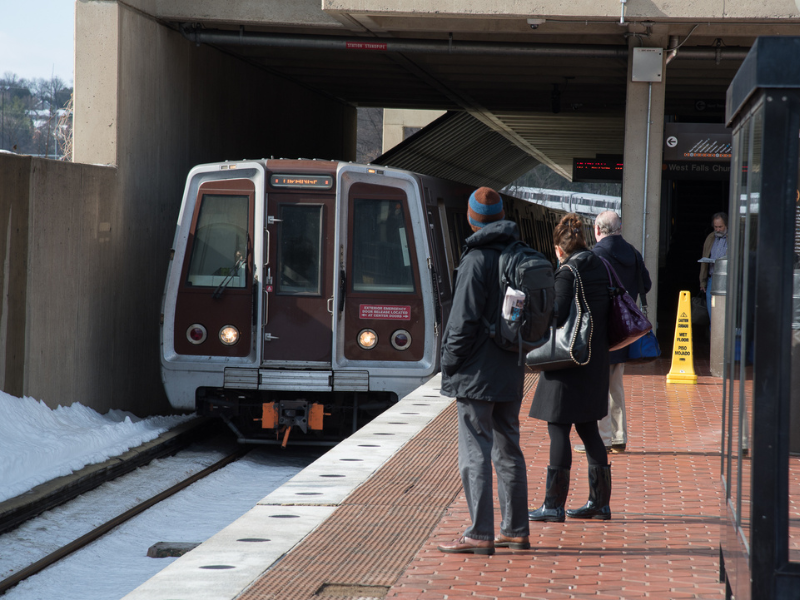 wmata's tweet photo. We’re tracking potential snow, sleet, and rain tomorrow. We’re fully staffed and stocked to treat weather conditions and move you through the region. Please use caution when traveling and entering &amp; exiting stations. ❄️ 🌧️ Visit: https://t.co/ELpsTerAJI https://t.co/NGFmKGsmNQ