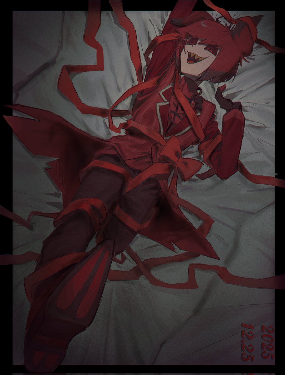 Minyocookie's tweet photo. #HazbinHotel #Alastor 
🎁 https://t.co/P1pZ9Tfyag
