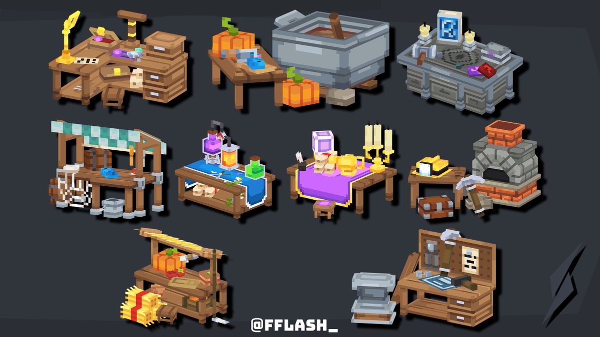 Workstations

#lowpoly #model #pixelart #blockbench