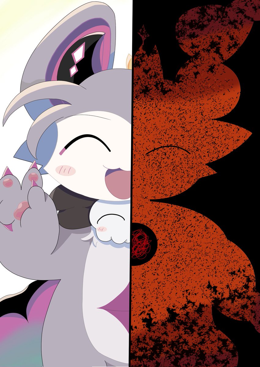 2 opposite endings #でびコネ