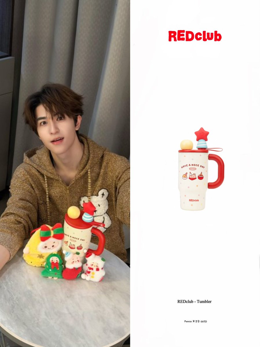 Patrickfs1020's tweet photo. ➖#PatrickFashion➖
#LAMLICKA 
✩ LAMLICKA Hooded Knit Cardigan 
#REDclub
✩ REDclub-Tumbler
✩ REDclub-Keychain

#แพทริค #PatrickFinkler #尹浩宇 
#แพทริคณัฐวรรธ์ #YinHaoyu #ootd https://t.co/elJ3KGElq6