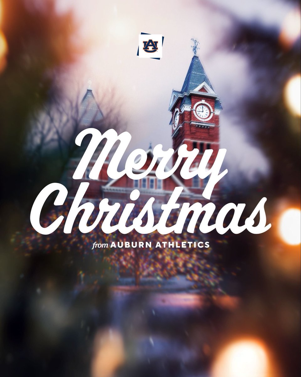 Wishing a very Merry Christmas to our Auburn Family!

#WarEagle