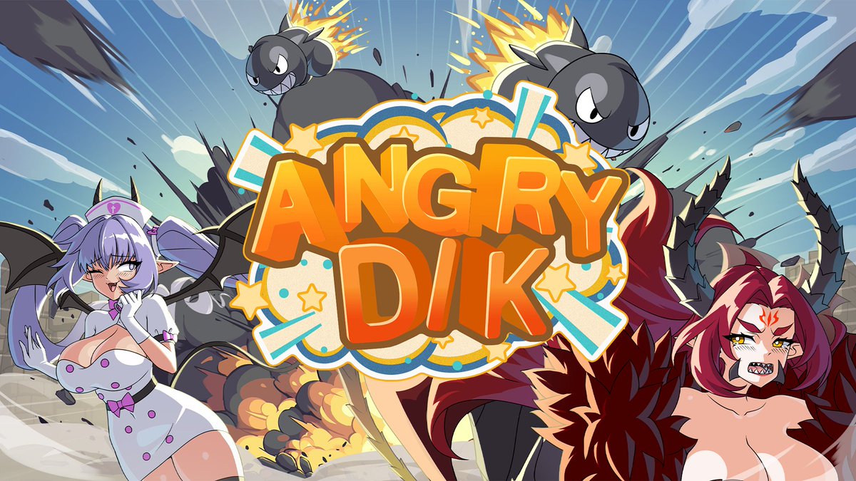vp_yasaihime's tweet photo. 憤怒屌 Angry Dik遊戲心得
Steam購買連結： https://t.co/lW30OekI1q

有趣的小黃遊小品遊戲，玩法類似憤怒鳥
操控砲彈攻擊這些女角們
每幾個關卡會有瑟瑟配音跟CG
關卡設計會有幾個巧思
判定很好只要不太歪都會過

我有兩個序號可以抽獎!
只要有留言+轉發就能抽
統計到12/26的23:59
12/27發得獎名單 https://t.co/BvnsxllIo7