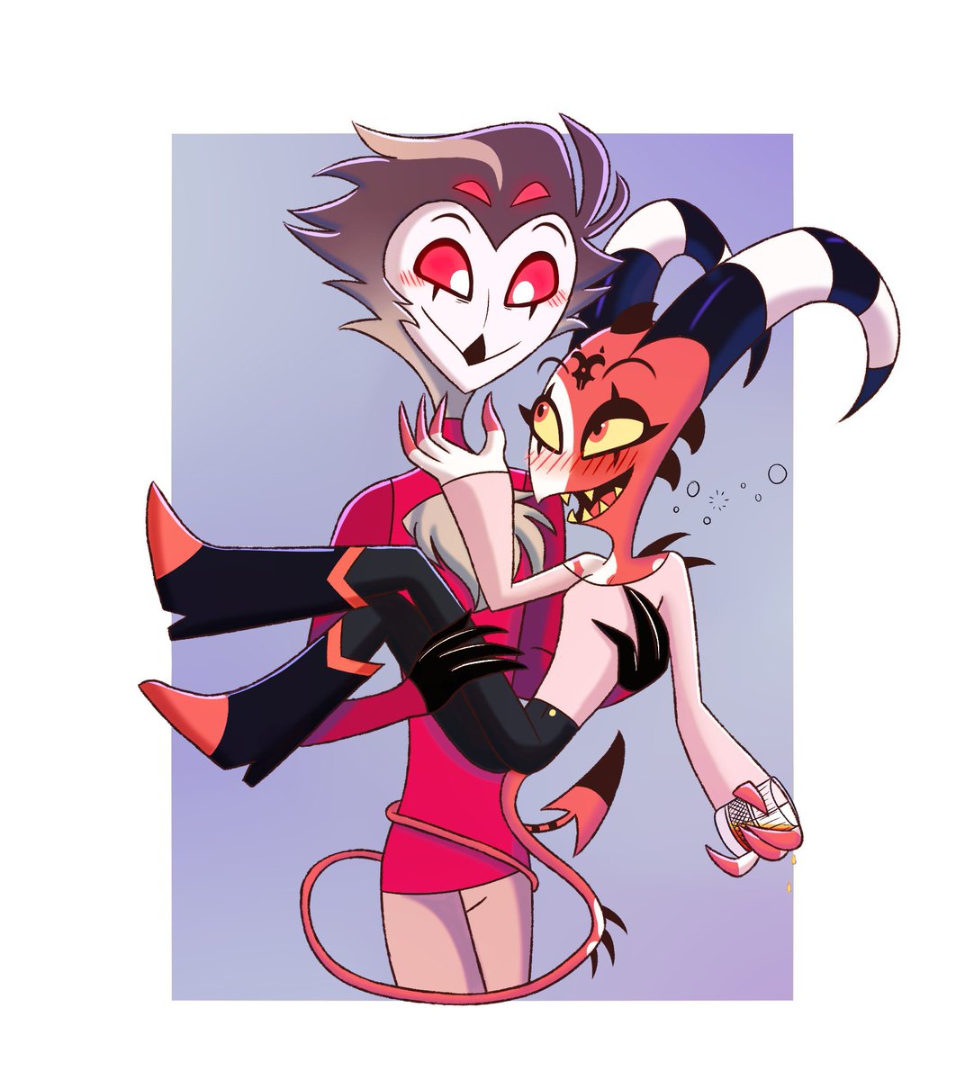 Merry Sinsmas! 
-
#Stolas #Blitzo #Stolitz #HelluvaBoss #HelluvaBossFanart