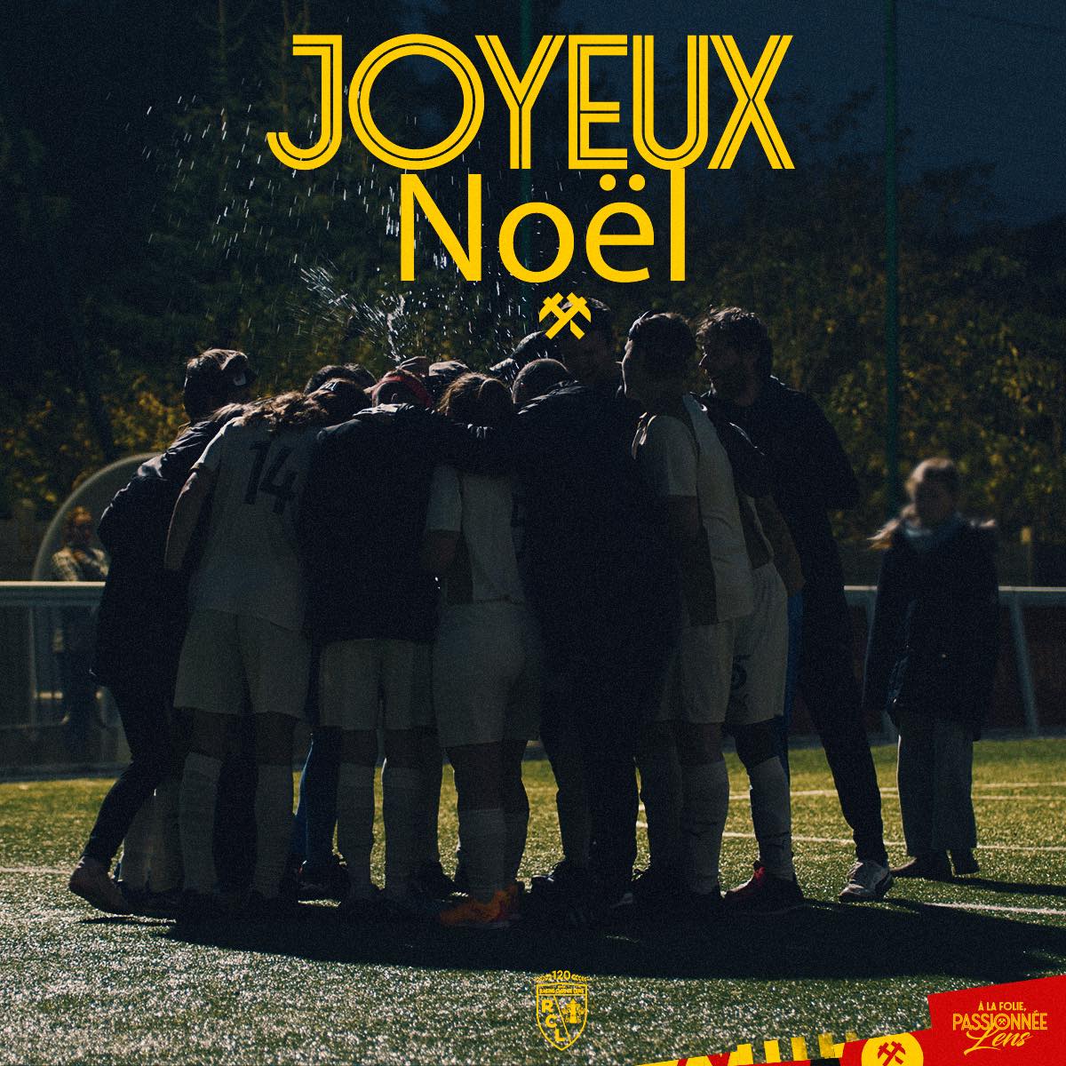 L’équipe du RC Lens cecifoot vous souhaite un joyeux Noël🎄