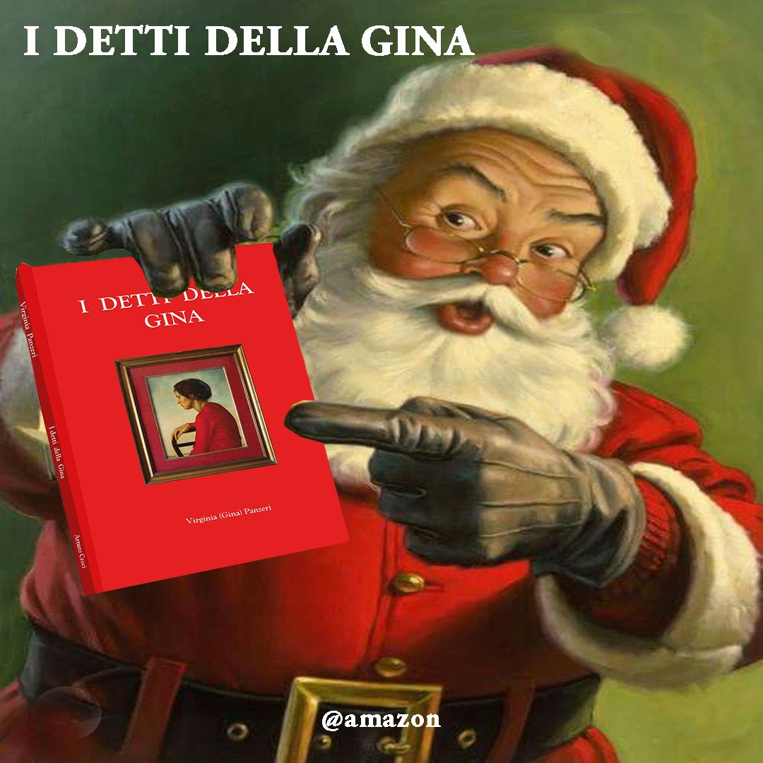 Buon Natale con “I detti della Gina” di Virginia (Gina) Panzeri 
#letteratura #libri #leggere #books #bookstagram #libridaleggere #libreria