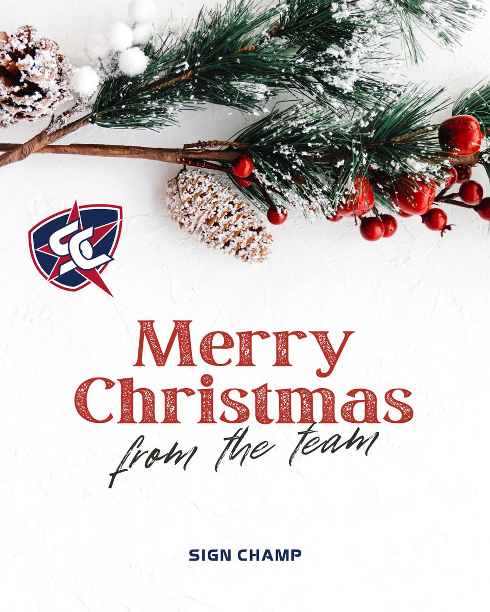 TheSignChamp's tweet image. Wishing our customers, partners, and community a very Merry Christmas 🎄✨
From all of us at Sign Champ, thank you for an amazing year!