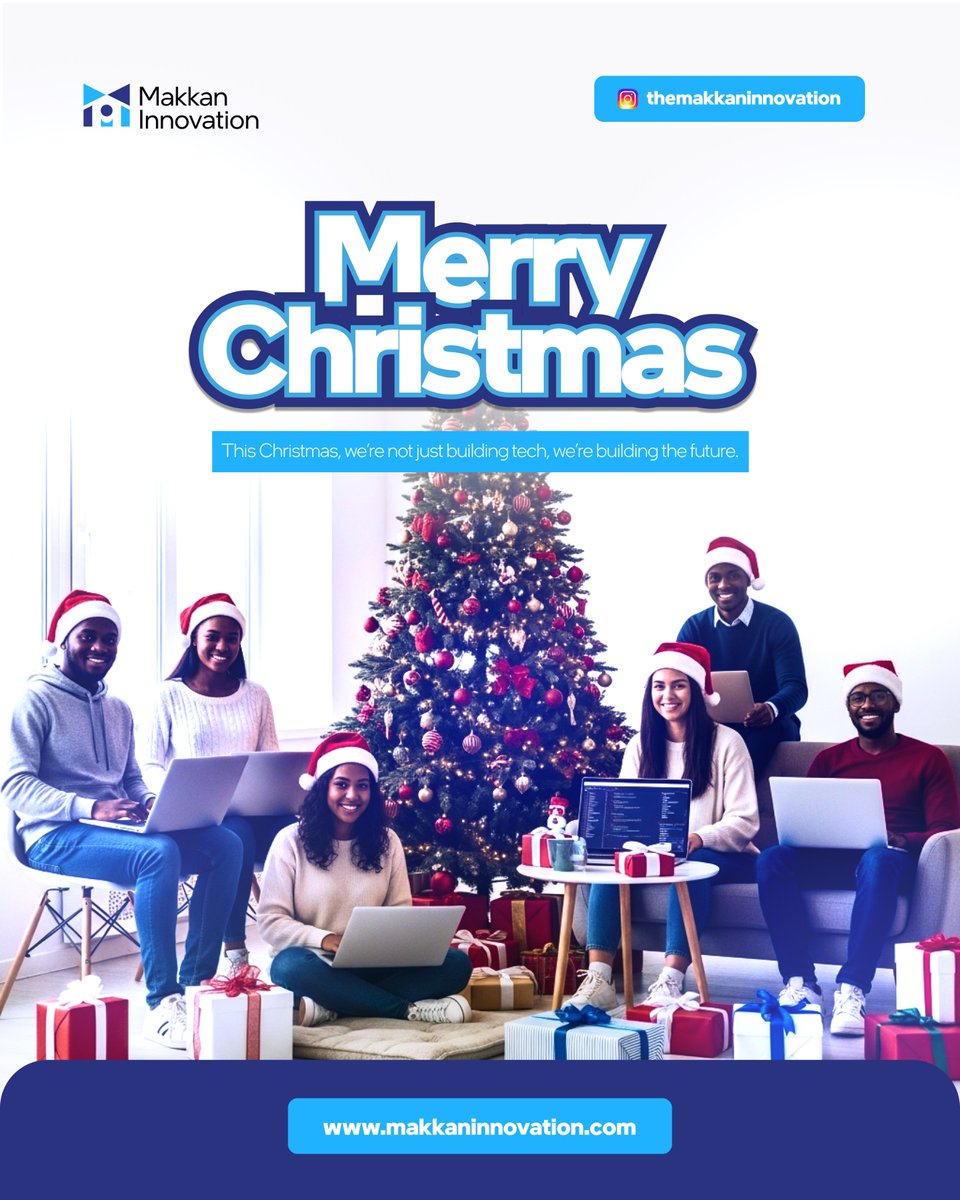 MakkanHQ's tweet photo. This season reminds us that the best things are built with care, purpose, and people at the center.
Merry Christmas from all of us at Makkan Innovation!

#MakkanInnovation #webdevelopment #mobiledevelopment #seoservicescompany #MerryChristmas https://t.co/fhxGnZ7t1l