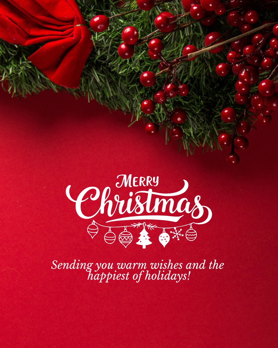 Sending you warm wishes and the happiest of holidays! 🎄✨

May this Christmas bring peace, joy, and meaningful moments to you and your loved ones. 🤍🎁

#MerryChristmas #HolidayGreetings #SeasonOfJoy #ChristmasVibes