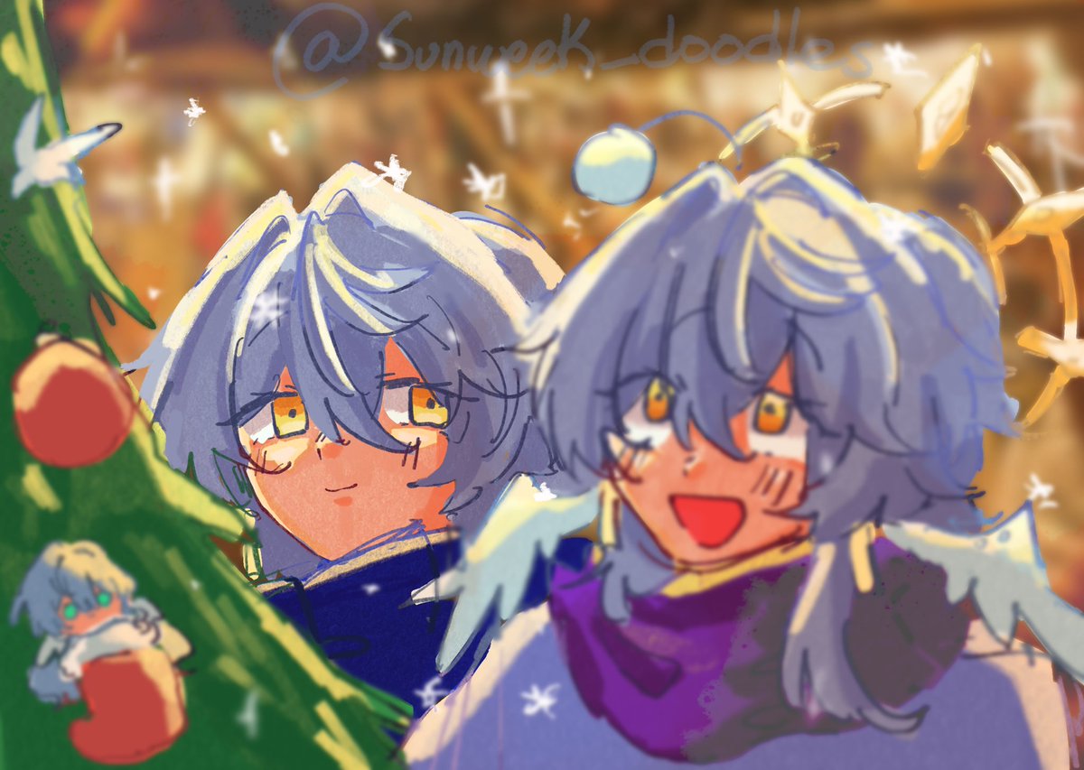 Sunweek_doodles's tweet photo. « Sunny! Let’s write our wishes and hang them on this tree. That way, it’ll come true, right? Haha! »
« Our wishes, huh… »
Merry Christmas everyone!! (˶ˆᗜˆ˵)
#sunweek / #suncest https://t.co/xNqRfUOQRi