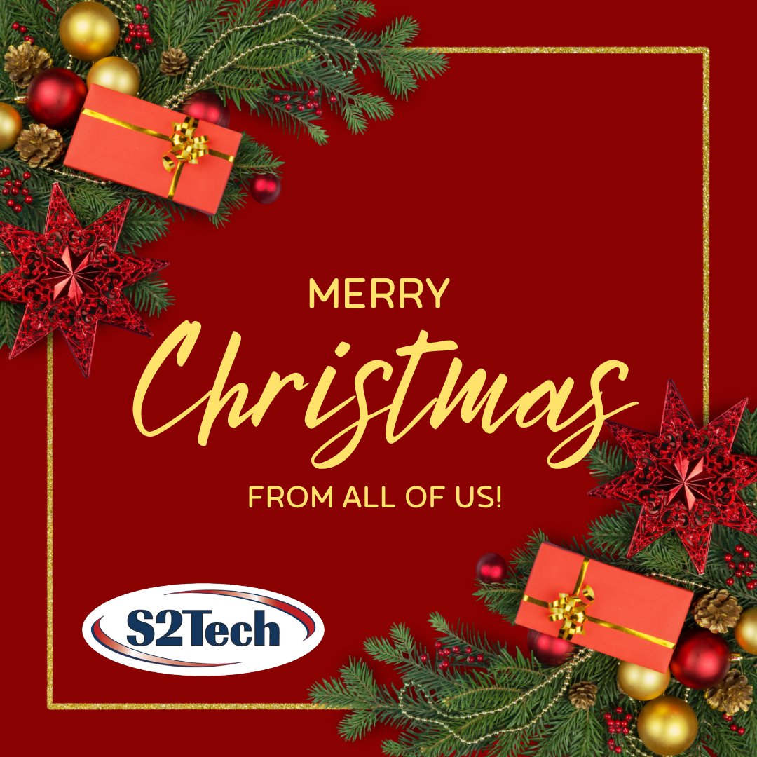 S2Tech's tweet photo. Wishing you a joyful holiday season filled with peace, laughter, and warmth. Merry Christmas from all of us at S2Tech! 🎁✨ https://t.co/V1SifsYE0t