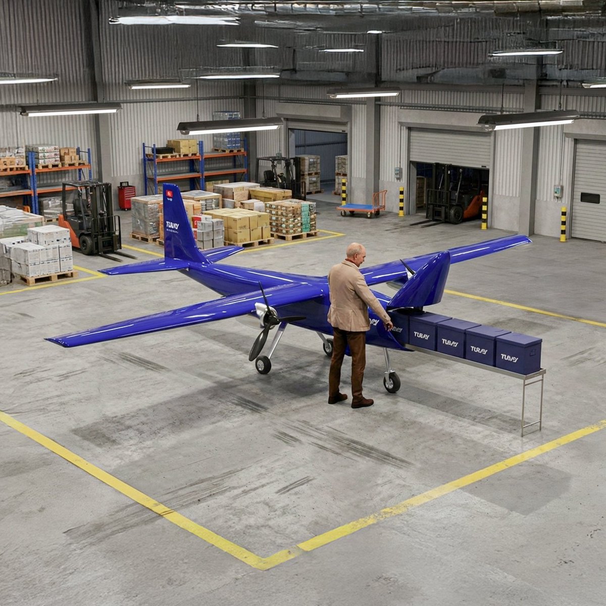 TurayAir's tweet photo. Lokman 83 Kargo İHA, günümüz ve geleceğin lojistik ihtiyaçlarını karşılamak üzere iki farklı operasyonel kabiliyetli tam otonom bir insansız hava aracı çözümüdür. Bu yapı, hem aktif kargo taşımacılığı hem de depo bırakma senaryoları için esnek ve ölçeklenebilir bir altyapı sunar. https://t.co/6qbXcuIgqh