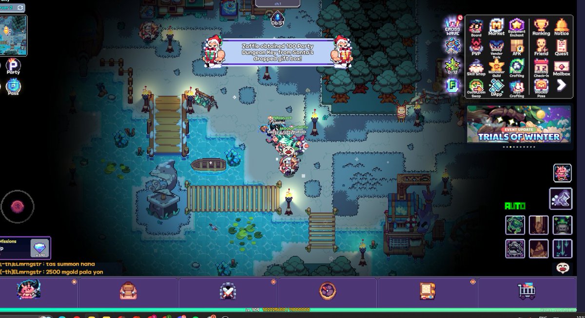 Zaffie AGAIN 🤣🎁
Snatched the LAST spawn of the 🎁 Hometown Gift!
💎 How many Enchant Stones did you get?
🎰 Anyone hit MULTIPLE jackpots?

I still remember someone crying because Zaffie’s hands + reflexes are just built different 😂💨
🤝 Shoutout to Lowkey — the one I competed