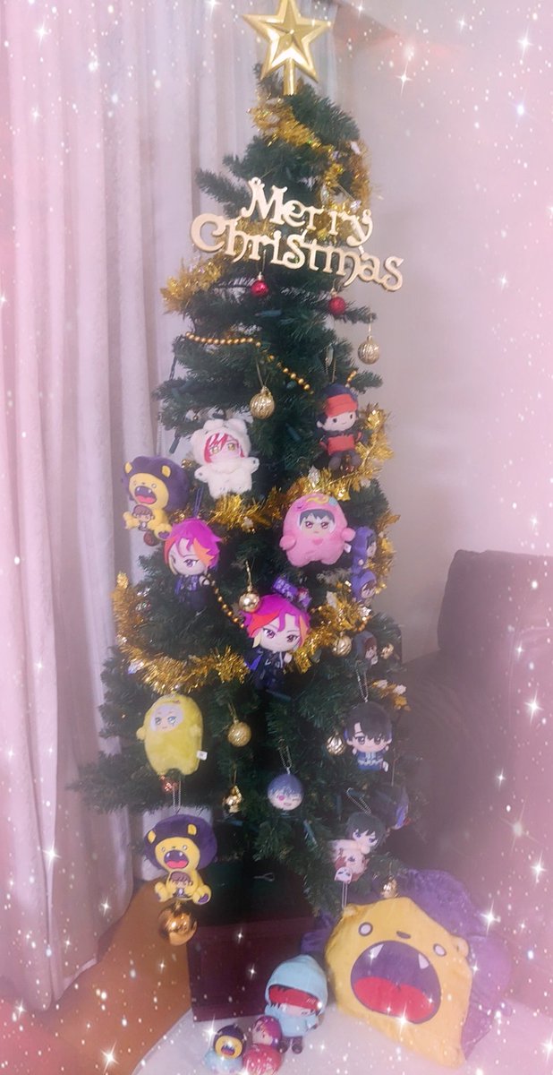 ribbonPinkPink's tweet photo. merryXmas🎄🎅✨
今年もツリーはぬい達に飾ってもらいました♡ https://t.co/FheLzY2FYC