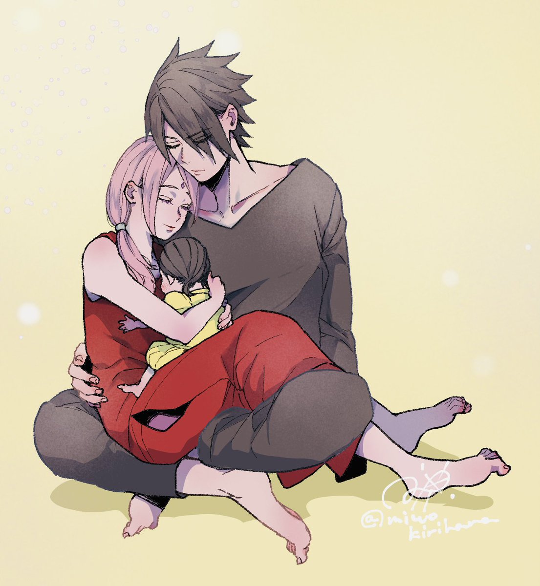 miwokirihana's tweet image. あったか一家🍅🌸🥗