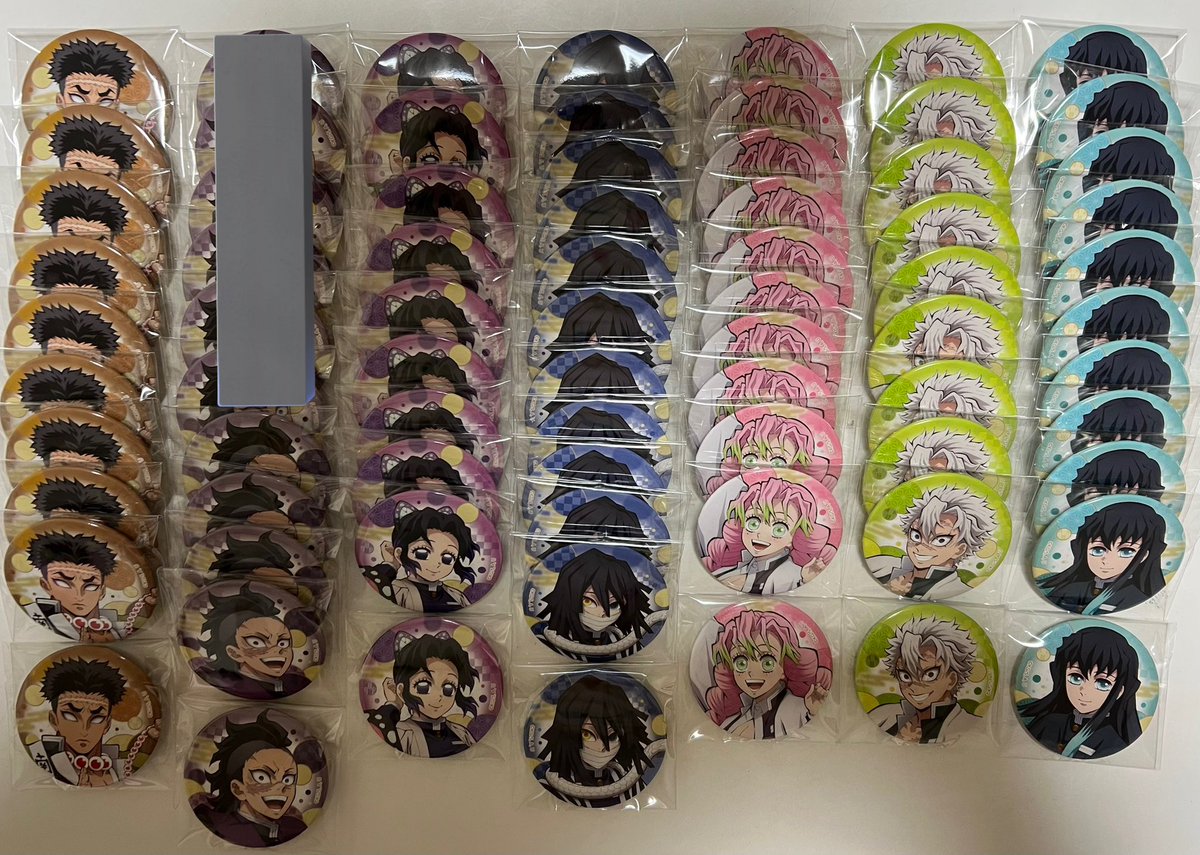 鬼滅の刃全集中展 ランダム缶バッジ 2024ver アニプレックス 譲
