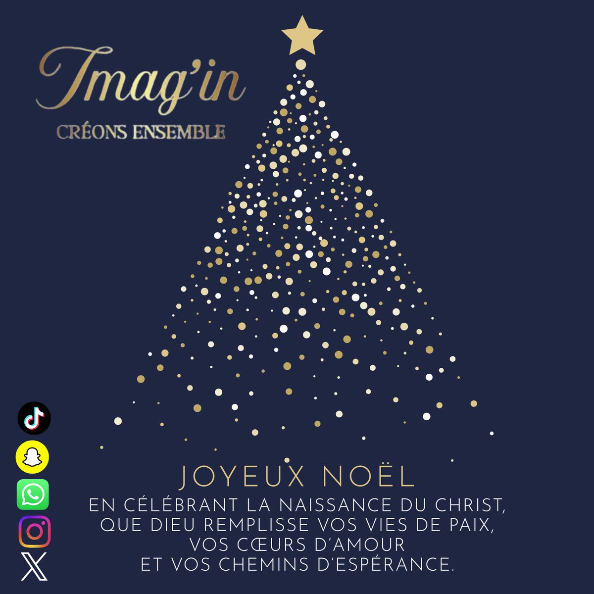 KalilouDIARRA15's tweet photo. Imag’In souhaite une joyeuse fête de Noël à l’ensemble de la communauté chrétienne du Mali et d’ailleurs. https://t.co/h8IeMq1bKb