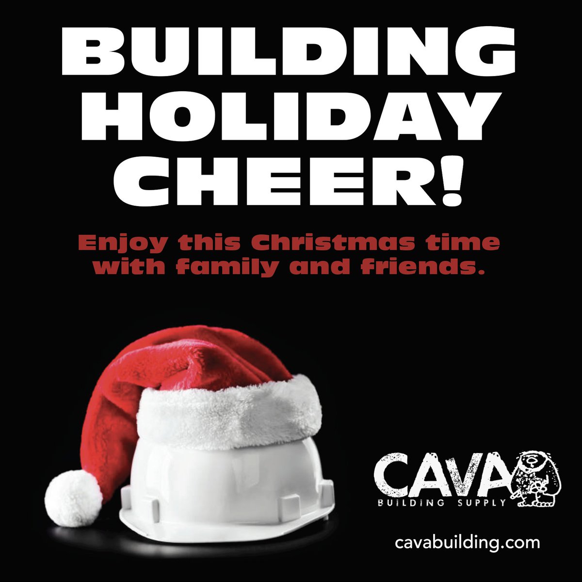 Merry Christmas from Cava Building Supply! We're thankful for our customers, partners, and the building community this holiday season. Wishing you joy, family time, and celebration! 

#CavaBuildingSupply #MerryChristmas #HolidaySeason #ConstructionCommunity #BuiltWithCava