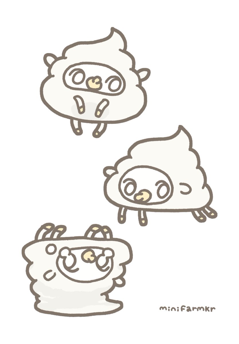 minifarmkr's tweet photo. Baby Sheepped Cream https://t.co/P23LSec8tZ