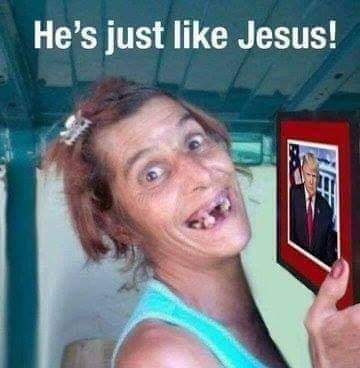 <a href="/ClownWorld/">Clown World ™ 🤡</a> Maybe it's that #Trump's #Christmas2025 message screams the exact opposite of the "message" that the birth of Christ was meant to send to the world? The exact opposite of what you'd expect from a leader of a so-called "Christian nation!" But "Republican Jesus" fully approved it!