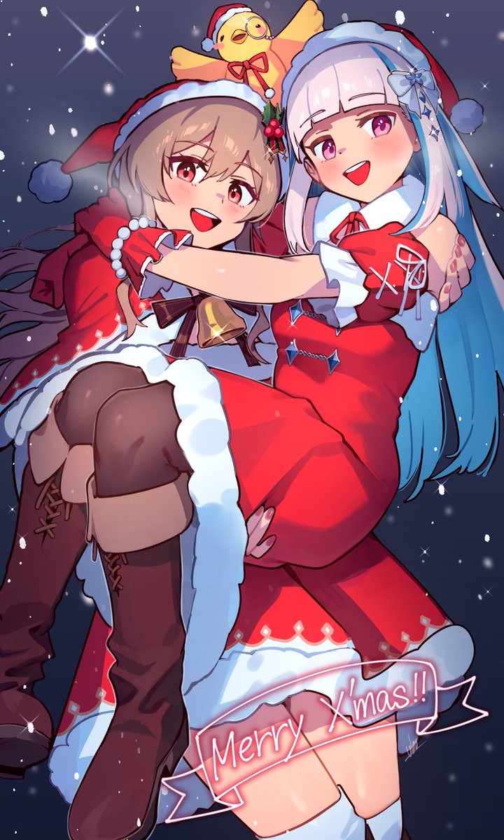 リゼ・ヘルエスタ 「メリークリスマス!!! #フレン見て #ヘル絵スタ」|うぼ（UBO）のイラスト