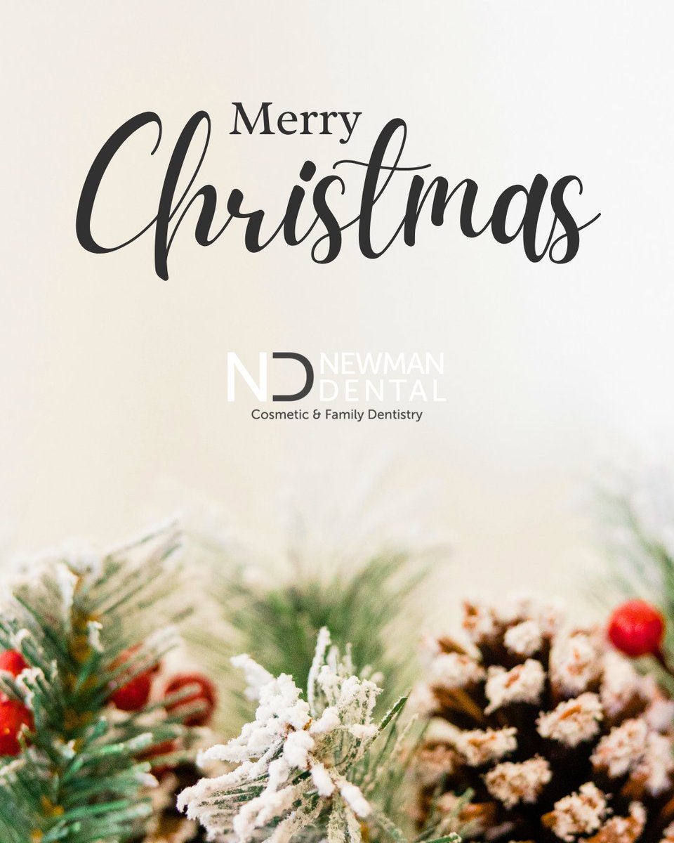ddsdirk's tweet photo. Merry Christmas from Newman Dental 🎄

Our team wishes you and your family a warm and joyful Christmas. We are grateful for the trust you place in us throughout the year. May your day be filled with celebration, connection, and plenty of smiles. https://t.co/5JS9Y02sCx
