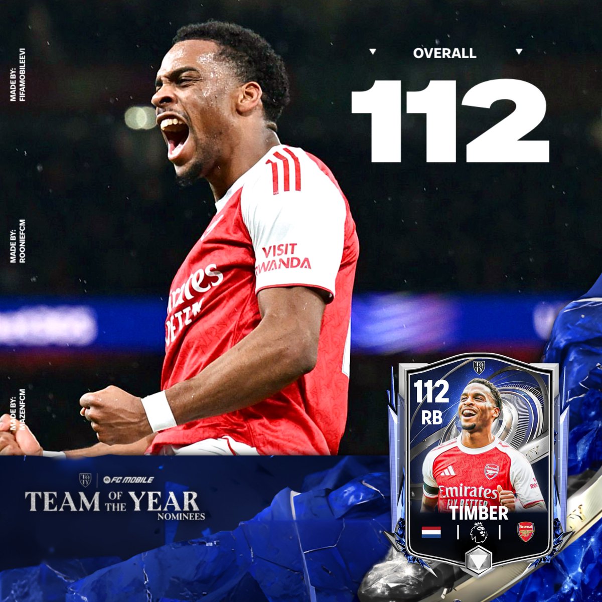 mazenfcm's tweet photo. 🛡️ Team of the Year | Right-Back Nominees

The ultimate wide defenders. Speed, tackling, and precise crosses define their impact.
Consistency, Stamina.

Now it’s your turn to vote. 🗳️ Who deserves Right-Back of the Year?

#FCMobile #FC26 #TOTY #RightBacks #Nominees https://t.co/3sQL6Dxiy7