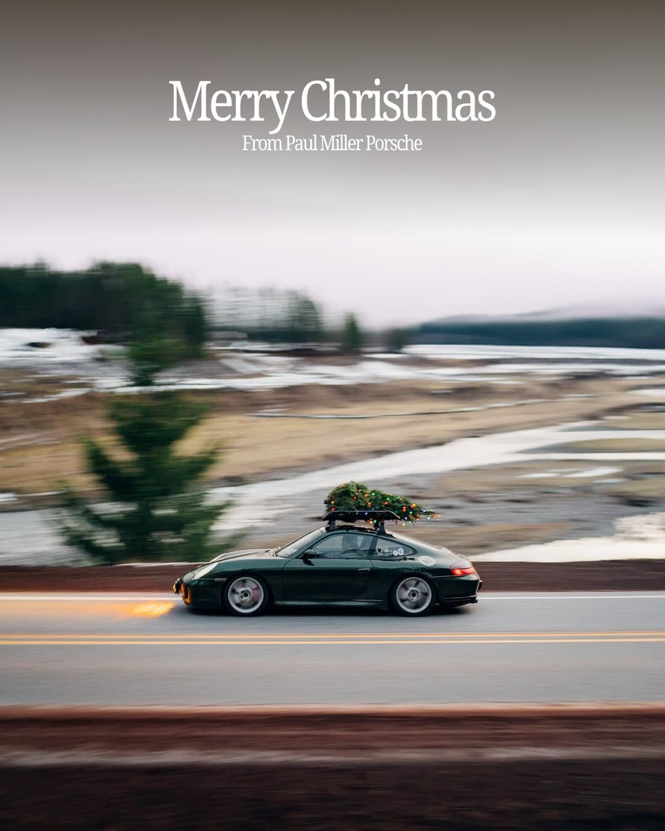 Merry Christmas from Paul Miller Porsche! 🎄
Enjoy the holiday and cherish the time with your loved ones.
We will be closed Christmas day. 
-
-
-
#porsche #porschechristmas  #PaulMillerPorsche #MerryChristmas #ChristmasSpirit #PorscheFamily