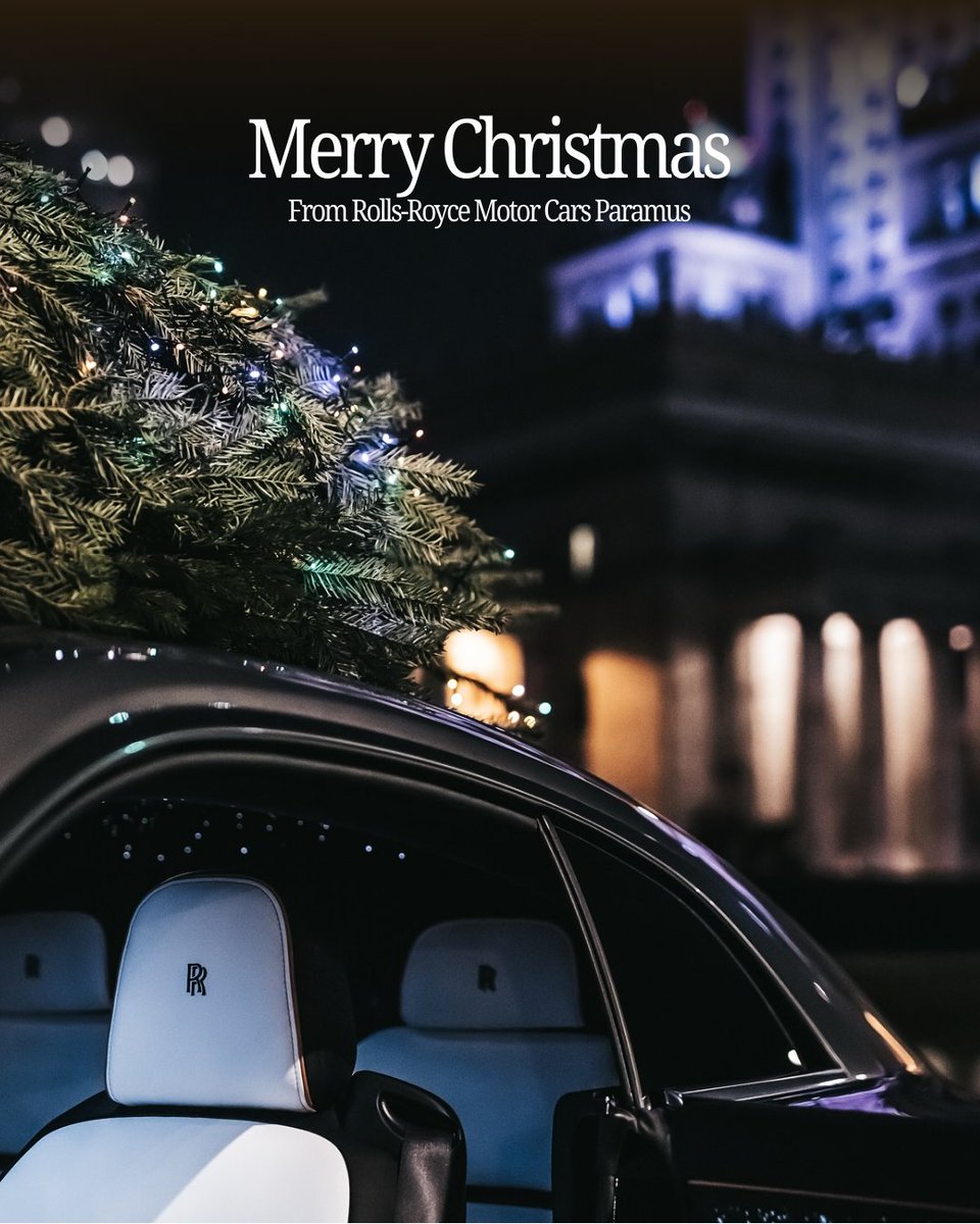 PMRollsRoyce's tweet photo. Merry Christmas from Rolls-Royce Motor Cars Paramus! 🎄
Enjoy the holiday and cherish the time with your loved ones.
We will be closed Christmas day. 
-
-
-
#christmas #rollsroyce  #MerryChristmas #RollsRoyceParamus #RollsRoyceLife #LuxuryCars #LuxuryLifestyle https://t.co/EwvtxaSiZ8