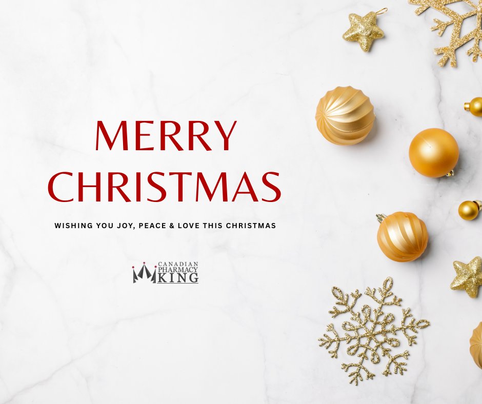 CANPharmacyKing's tweet image. ✨ Wishing you joy, peace &amp;amp; love this Christmas season.

May your holidays be merry, bright &amp;amp; full of gratitude. 🎄❤️

#MerryChristmas #HolidayJoy #CPK #CanadianPharmacy