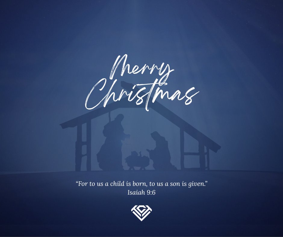 “For to us a child is born…” — Isaiah 9:6

In a quiet manger, eternity met the earth.
The Wonderful Counselor, Mighty God, Everlasting Father, Prince of Peace has come!
God is with us—Rejoice!