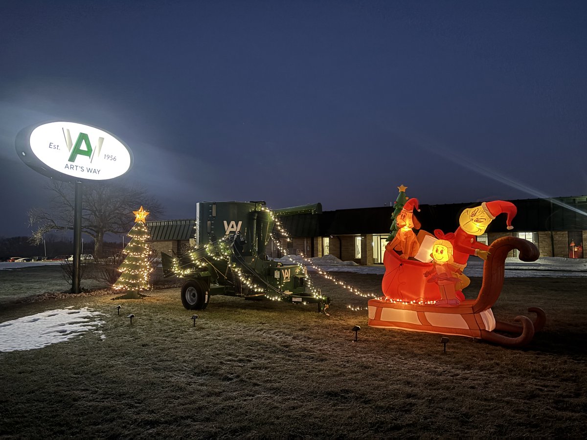 We may be GREEN, but we're no GRINCH!
Merry Christmas from Art's Way🎄🎁