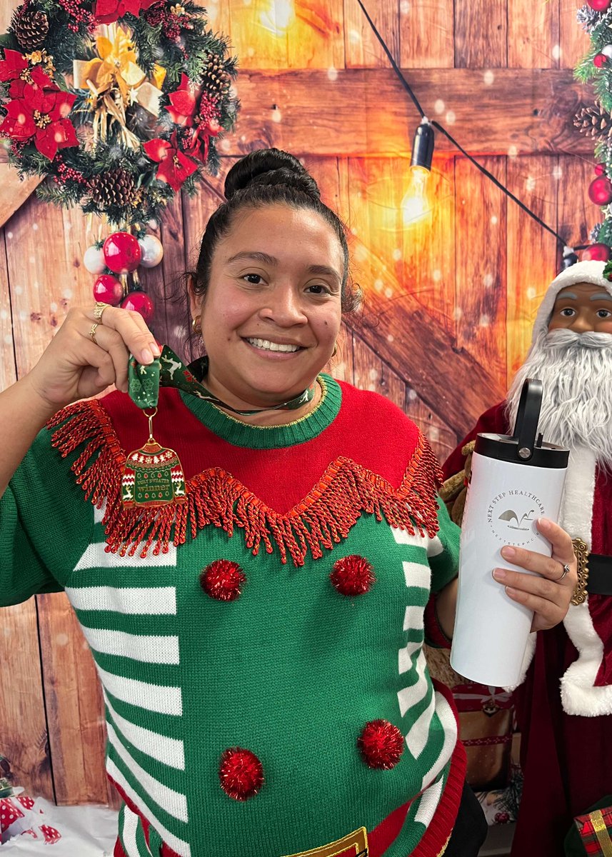 NextStepHC's tweet image. West Newton Healthcare enjoyed their holiday party with Caribbean food, karaoke, raffle prizes, and games! No complaints about pajama day and a hot cocoa bar either. ☕️ Click here to take a look at opportunities to join their team: westnewton.employ.onshift.com/company_pages/…