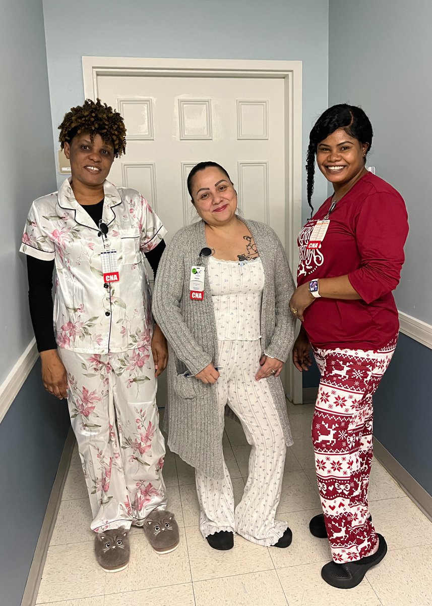 NextStepHC's tweet image. West Newton Healthcare enjoyed their holiday party with Caribbean food, karaoke, raffle prizes, and games! No complaints about pajama day and a hot cocoa bar either. ☕️ Click here to take a look at opportunities to join their team: westnewton.employ.onshift.com/company_pages/…