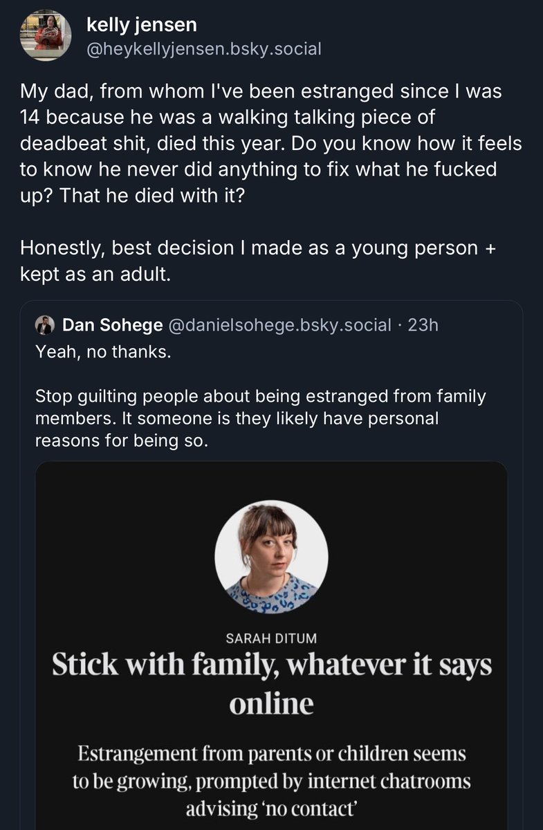 OccupyLibraries's tweet image. On Christmas, librarian Kelly Jensen trashes her own father who died.

She viciously attacks parents regularly for opposing American Library Association efforts to indoctrinate and s•xualize children. 👧

Now we see why she’s so hateful.

parenting moms dads