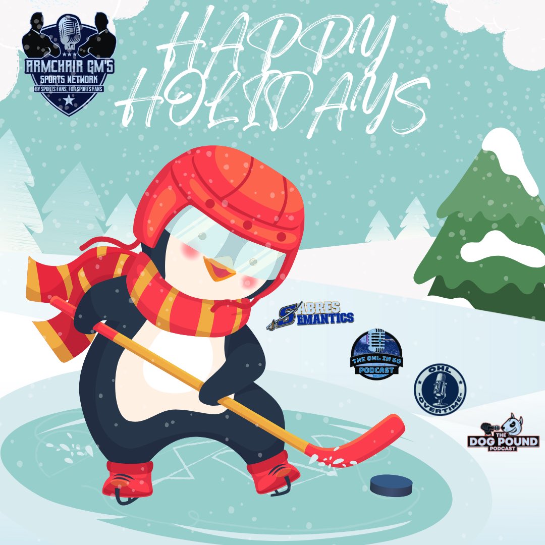 Merry Christmas and Happy Holidays from all of us here at The Armchair GM’s Sports Network!

We look forward to getting back into our regularly scheduled programming after some good eats, gifts &amp; downtime. 🎁🎄